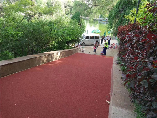 衡水彩色路面施工